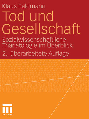 cover image of Tod und Gesellschaft